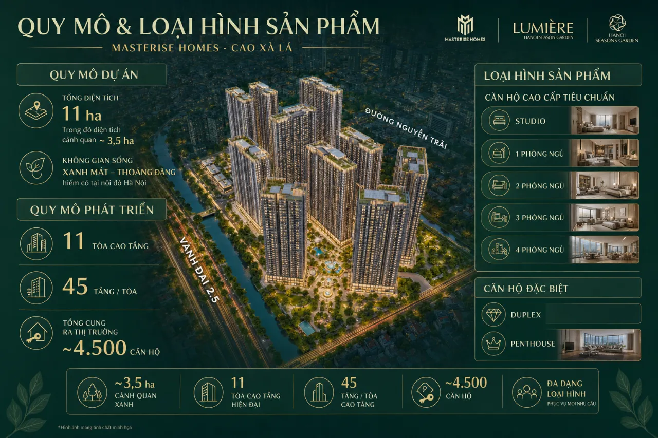 Quy mô và loại hình sản phẩm